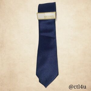 Michael Michael Kors Blue Silk Tie